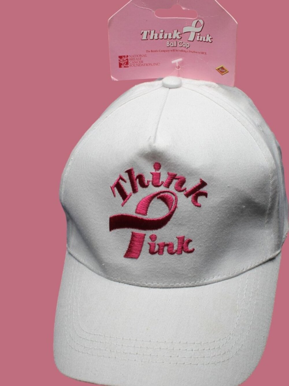 Think Pink Cap cancer awareness hat cap